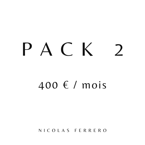 PACK 2 : 2 COACHINGS PRIVES / SEMAINE
